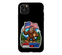 Custodia per iPhone 11 Pro Max Anche Bigfoot sventola la bandiera