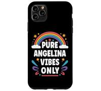 Custodia per iPhone 11 Pro Max ANGELINA Vibes Only Cute Retro Girls ANGELINA Name