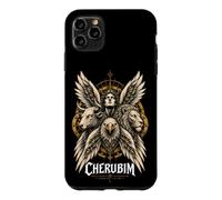 Custodia per iPhone 11 Pro Max Angelo Biblico Cherubino Ezechiele Quattro Volti Arte