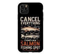 Custodia per iPhone 11 Pro Max Angler Annulla tutto quello che ho trovato un nuovo punto di pesca al salmone