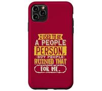 Custodia per iPhone 11 Pro Max Antisociale Non Un Popolo Persona Socialmente Selettivo Introverso