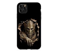 Custodia per iPhone 11 Pro Max Anunnaki Alien Strappato Panno Sumero Grafica 3D