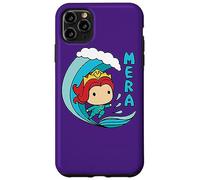 Custodia per iPhone 11 Pro Max Aquaman Movie Chibi Mera and Mermaid Wave