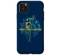Custodia per iPhone 11 Pro Max Aquaman Movie What Lurks In The Depths?
