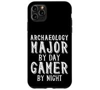 Custodia per iPhone 11 Pro Max Archaeology Major By Day Gamer By Night Archaeologist Gamer