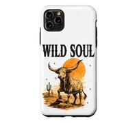 Custodia per iPhone 11 Pro Max Arte del Toro Longhorn nel Deserto per Amanti della Natura