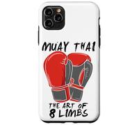 Custodia per iPhone 11 Pro Max Arti Marziali Muay Thai L'arte di 8 arti citazione Thai Boxing