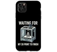 Custodia per iPhone 11 Pro Max Aspettando che la mia stampa 3D finisca Funny Maker Design