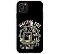 Custodia per iPhone 11 Pro Max Aspettando che la mia stampa 3D finisca Funny Maker Design