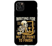 Custodia per iPhone 11 Pro Max Aspettando che la mia stampa 3D finisca Funny Maker Design
