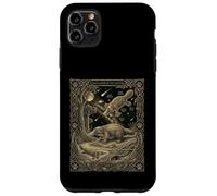 Custodia per iPhone 11 Pro Max Astronomia della carta dei tarocchi dell'ornitorinco celeste