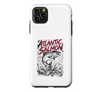 Custodia per iPhone 11 Pro Max Atlantic Salmon River King Fly Strike - Frantumatore da pesca