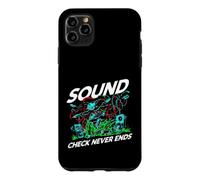 Custodia per iPhone 11 Pro Max Audio Engineer Sound Check Never Ends Live Crew Graphic