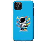 Custodia per iPhone 11 Pro Max Autism Is My Super Power, Carino Astronauta Puzzle Piece
