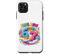 Custodia per iPhone 11 Pro Max Avevo 6 anni Ora sono 7 Drip Six Seven 7th Birthday Ice Cream Drip