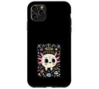 Custodia per iPhone 11 Pro Max Axolotl Teschio Kawaii Arte Gotica Pastello