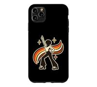 Custodia per iPhone 11 Pro Max Ballerina da discoteca retrò anni '70, Groove funky vintage
