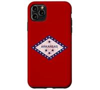 Custodia per iPhone 11 Pro Max BANDIERA ARKANSAS LO STATO NATURALE PICCOLO ROCCIA