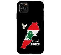 Custodia per iPhone 11 Pro Max Bandiera del Libano, Beirut, cedro, libanese, Heritage Design