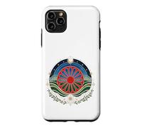 Custodia per iPhone 11 Pro Max Bandiera del popolo Romani Vintage Distressed Gypsy Cultura