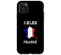 Custodia per iPhone 11 Pro Max Bandiera della Francia invecchiata Arles Pride