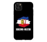 Custodia per iPhone 11 Pro Max Bandiera dello Schleswig-Holstein, bandiera dello Stato federale tedesco Kiel