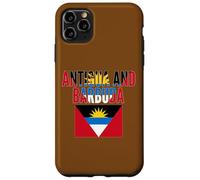 Custodia per iPhone 11 Pro Max Bandiera di Antigua e Barbuda Orgoglio Patriottico Caraibi