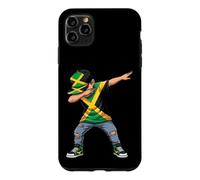 Custodia per iPhone 11 Pro Max Bandiera giamaicana Dab Pose Caribbean Pride
