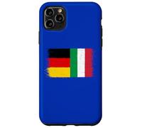 Custodia per iPhone 11 Pro Max Bandiera Italia Germania per Tedesco Italiano Italo-tedeschi