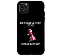 Custodia per iPhone 11 Pro Max Bandiera retrò Newcastle Upon Tyne Regno Unito invecchiata