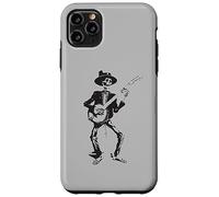 Custodia per iPhone 11 Pro Max Banjo Dancing Skeleton Bluegrass Music Festival