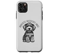 Custodia per iPhone 11 Pro Max Barktastic Adventures Await, simpatico cucciolo di cane, cartone animato