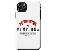 Custodia per iPhone 11 Pro Max Basque: Pamplona Shirt/San Fermin