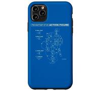 Custodia per iPhone 11 Pro Max Batman Action Figure Anatomy