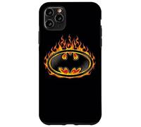 Custodia per iPhone 11 Pro Max Batman Bat Flames Shield