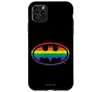 Custodia per iPhone 11 Pro Max Batman Pride Rainbow Logo