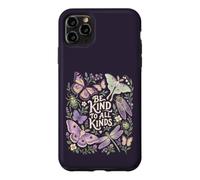 Custodia per iPhone 11 Pro Max Be Kind Farfalla Falena Libellula Natura Citazione
