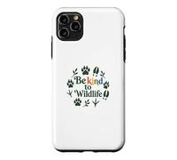 Custodia per iPhone 11 Pro Max Be Kind To Wildlife Nature Animal Lover