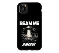 Custodia per iPhone 11 Pro Max BEAM ME AWAY UFO Alien Abduction Fantascienza Space Ship