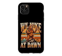 Custodia per iPhone 11 Pro Max Bear Hiking Facciamo un'escursione a Dawn Mountain
