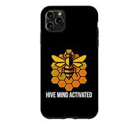 Custodia per iPhone 11 Pro Max Beekeeper Apiary Honeycomb Hive Mind Activated