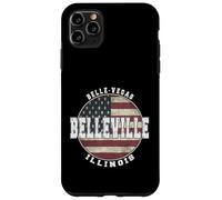 Custodia per iPhone 11 Pro Max Belleville, Illinois, vendemmia, bandiera americana