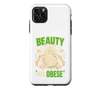 Custodia per iPhone 11 Pro Max Bellezza E Obeso Chonky Cat Funny Meme