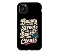 Custodia per iPhone 11 Pro Max Bellezza nelle strade Tacchetti da calcio