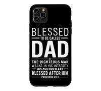Custodia per iPhone 11 Pro Max Benedetto Essere Chiamato Papà Cristiano Padre Fede Religione