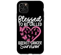 Custodia per iPhone 11 Pro Max Benedetto per essere chiamato sopravvissuto al cancro al seno