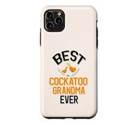 Custodia per iPhone 11 Pro Max Best Cockatoo Nonna Ever Carino Pet Bird
