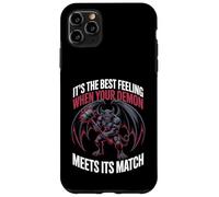 Custodia per iPhone 11 Pro Max Best Feeling When Your Demon Meets Its Match -