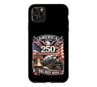 Custodia per iPhone 11 Pro Max Big Boy 4014 Train America Turns 250 Years Freedom Patriotic