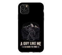Custodia per iPhone 11 Pro Max Bigfoot Sasquatch Unico Foresta Mountain Guy